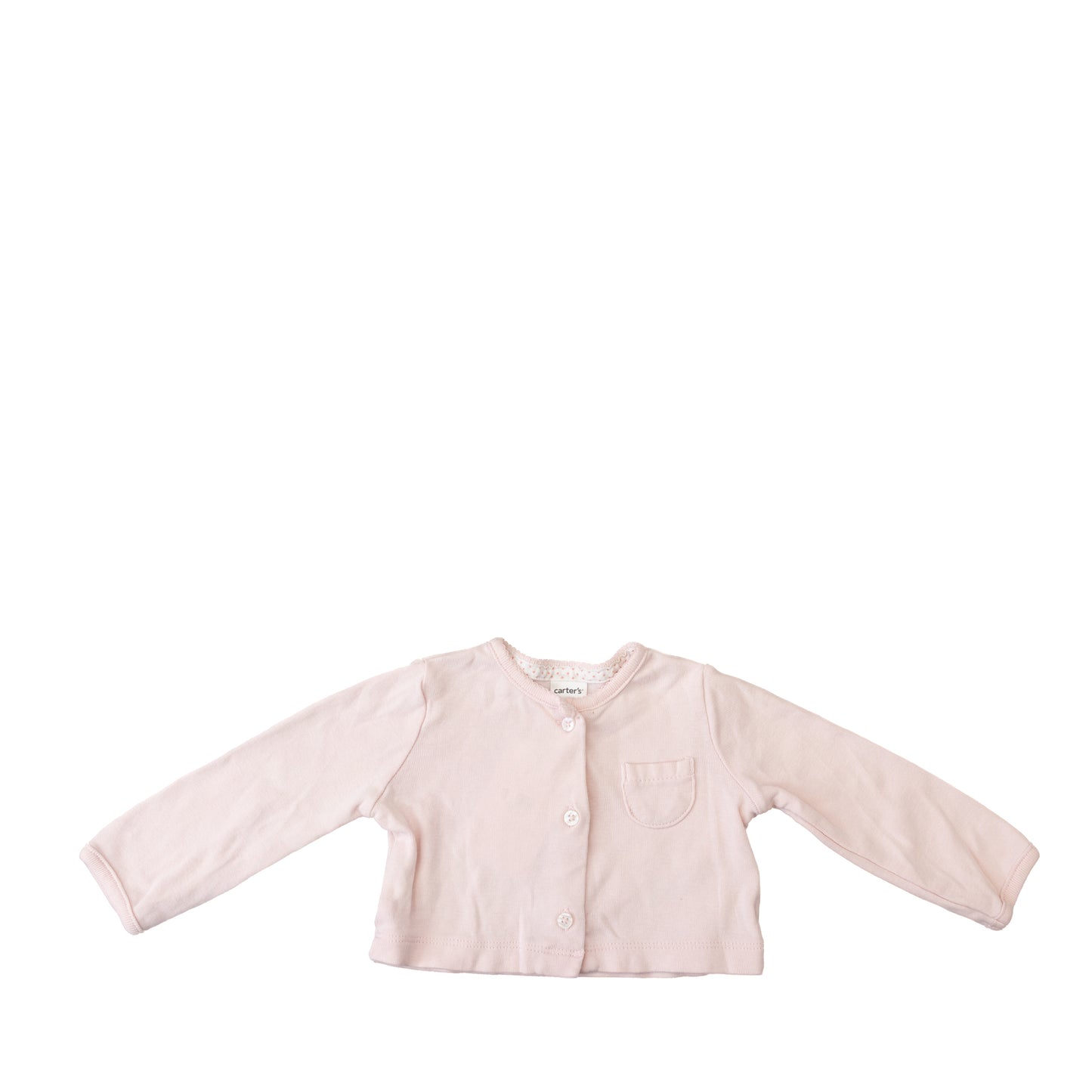 Cardigan rose pâle à poche – Carter’s – 6M