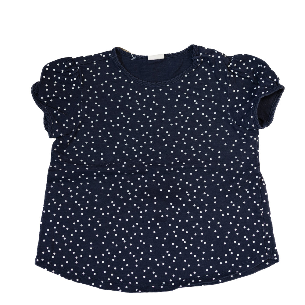 T-shirt à petits cœurs 2T