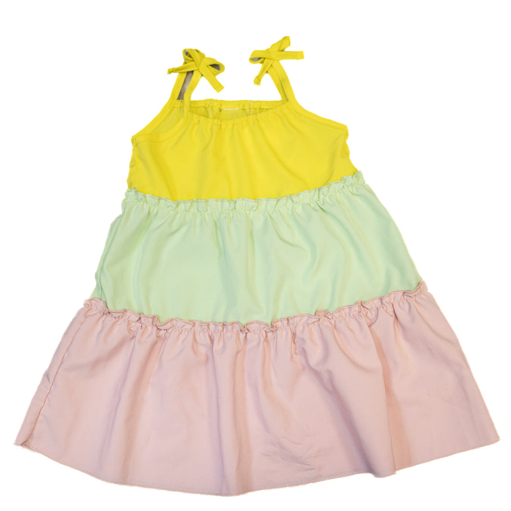 Robe à étages pastel 18M
