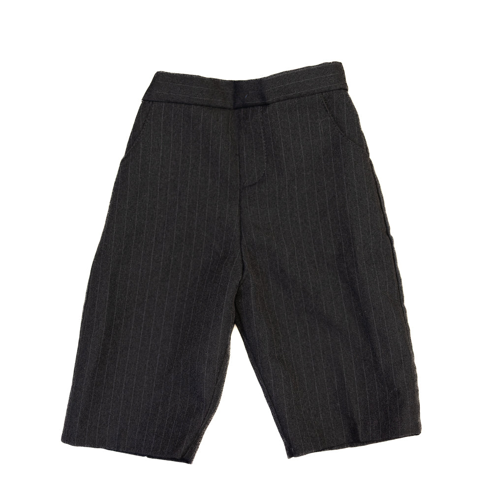 Pantalon rayé gris foncé 6M