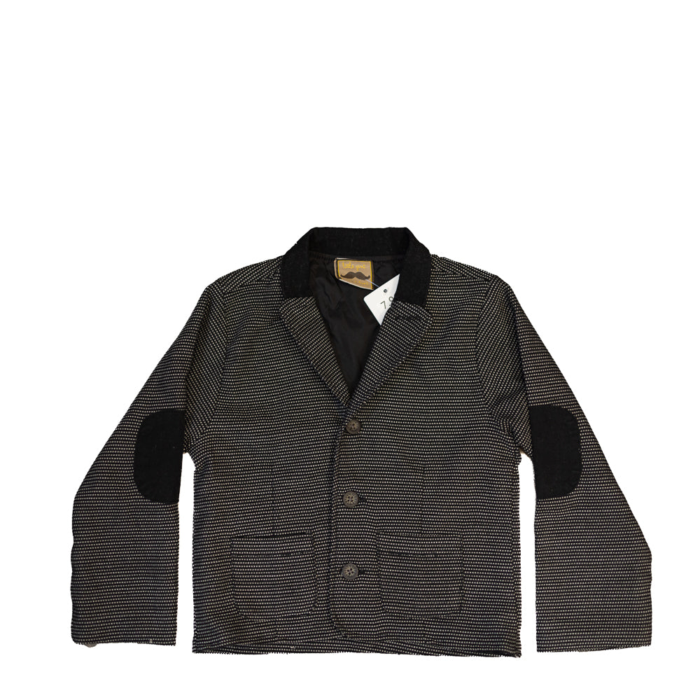 Veston chic noir satiné 4-5 ans