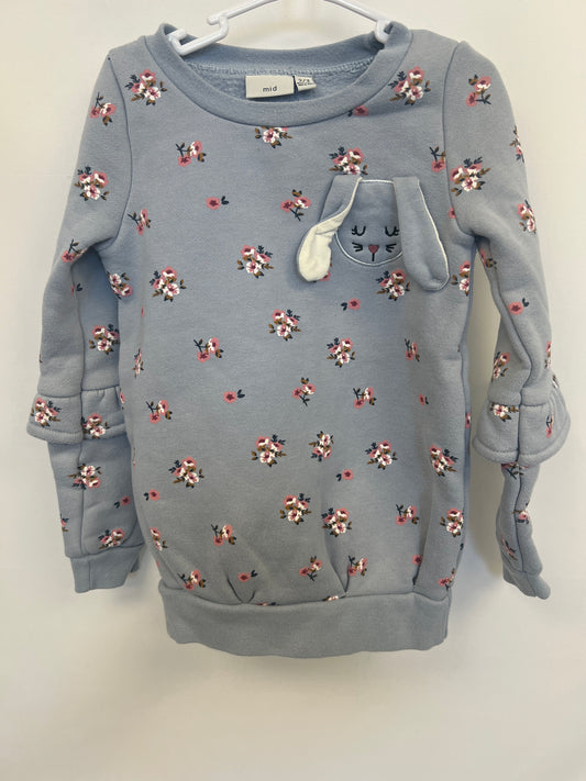 Robe Chandail Lapin 2-3T