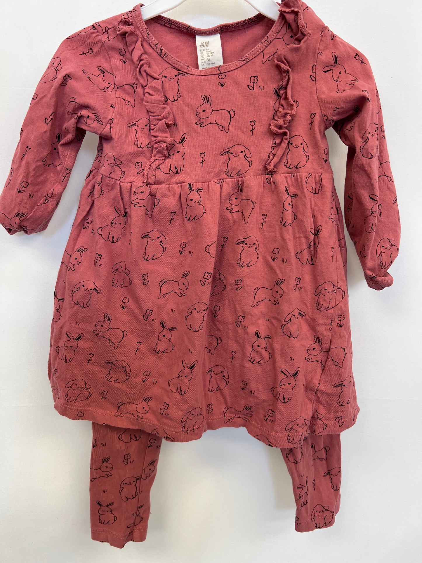 Kit Robe et Pantalon Lapin 12-18M