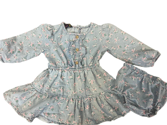 Robe manches longues jeans 24M