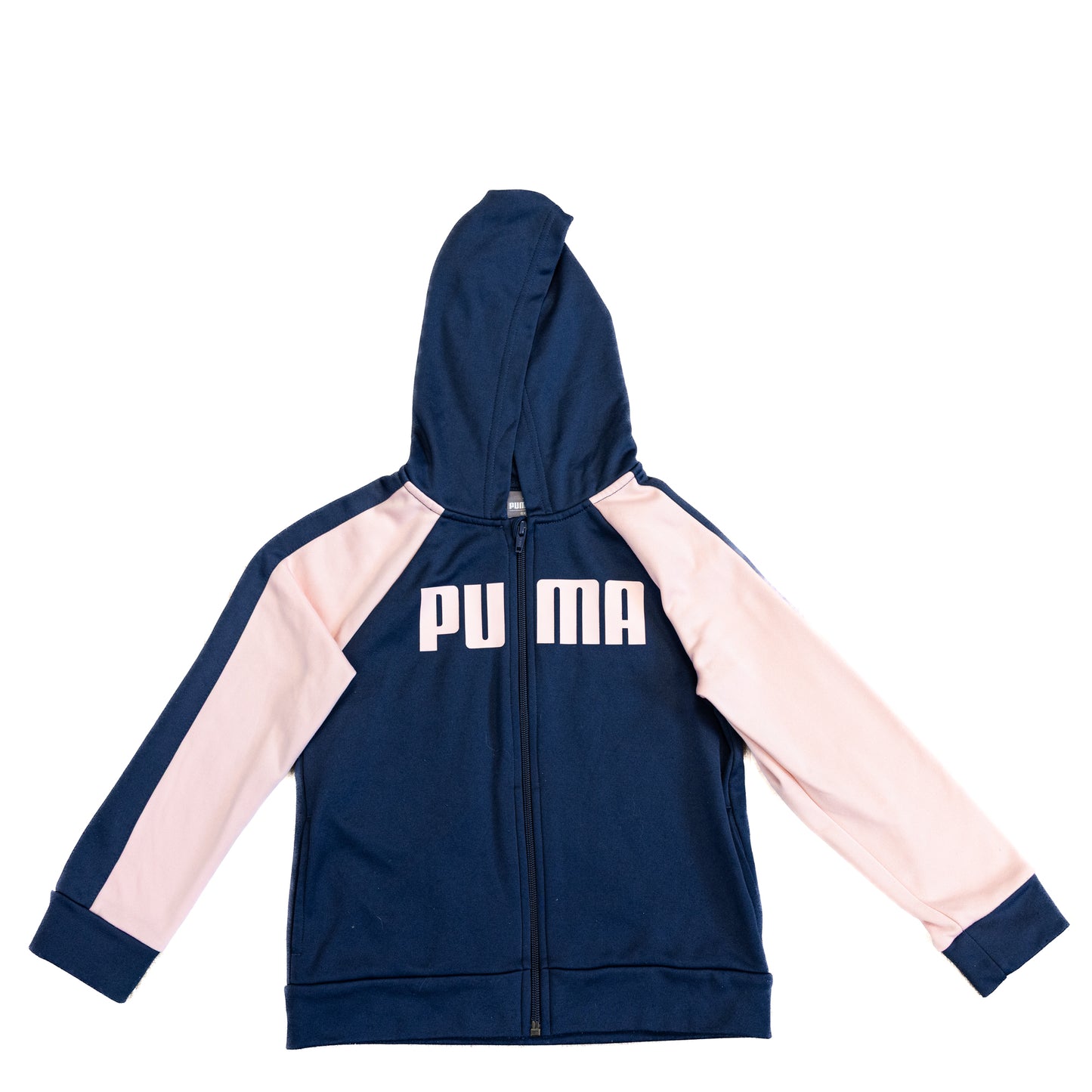 Veste à capuchon bleu marine et rose – Puma – Taille 6X