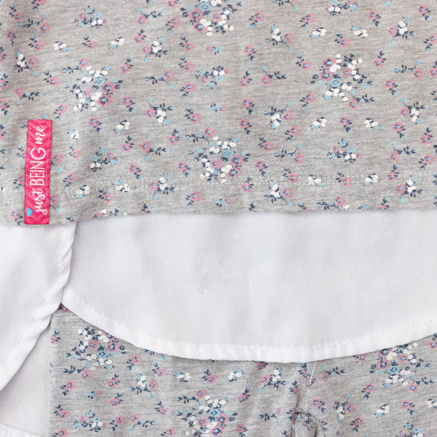 Ensemble floral gris avec blouse et legging – Preview – 2 ans