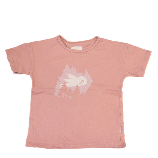 T-shirt illustré “Rose” - Souris Mini 9-12M