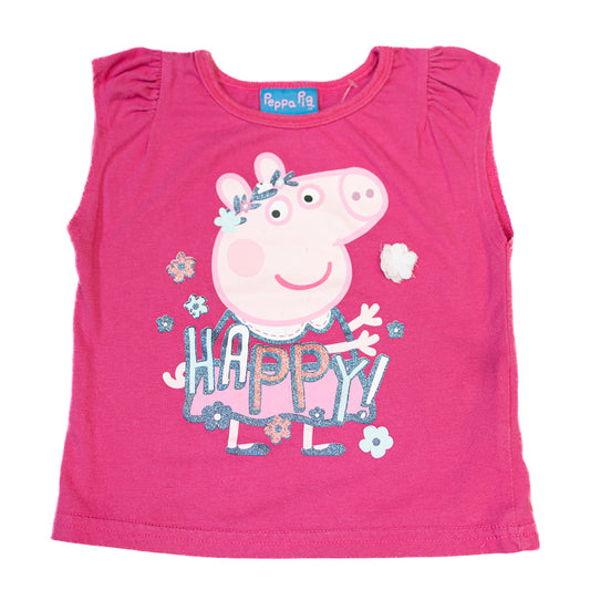 T-shirt Peppa Pig rose 3T