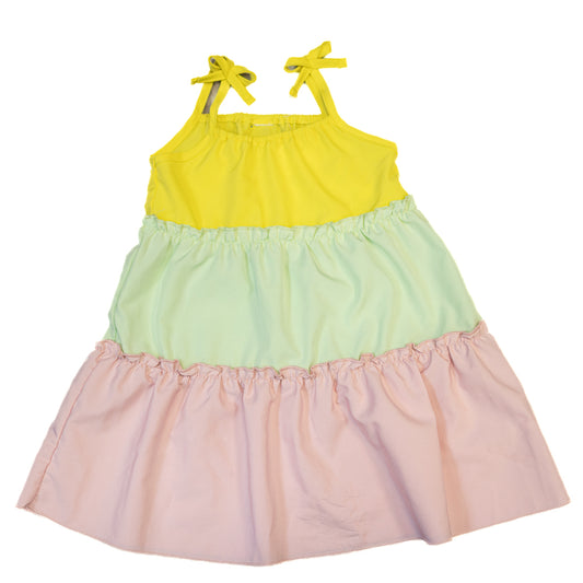 Robe à étages pastel 18M
