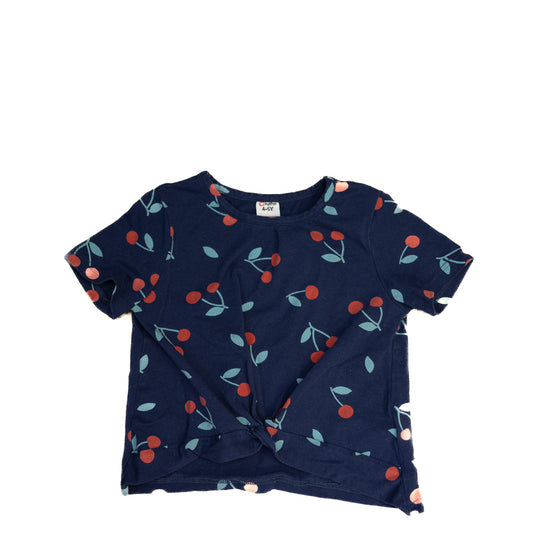 T-shirt bleu cerises 4-5 Ans