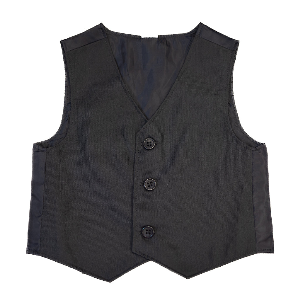 Gilet habillé noir 3-6M