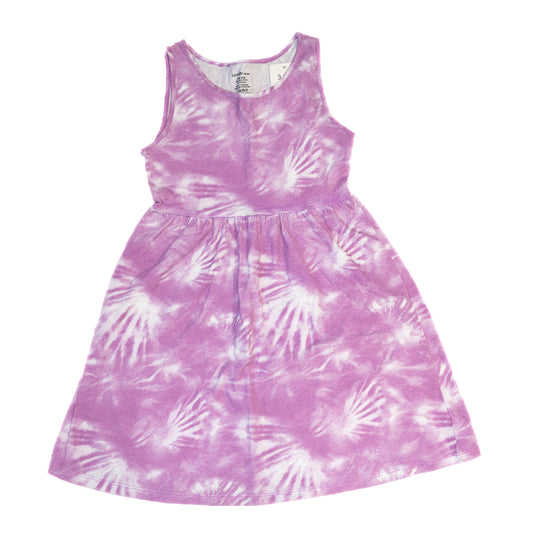 Robe sans manches tie-dye lilas 7-8 Ans