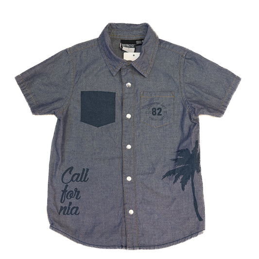 Chemise en jean à manches courtes – California – taille 5 ans